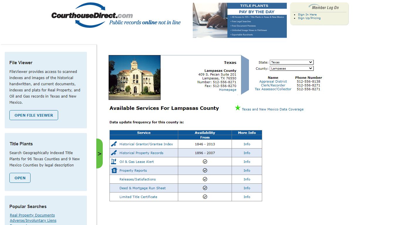 Search Lampasas County Public Property Records Online ...